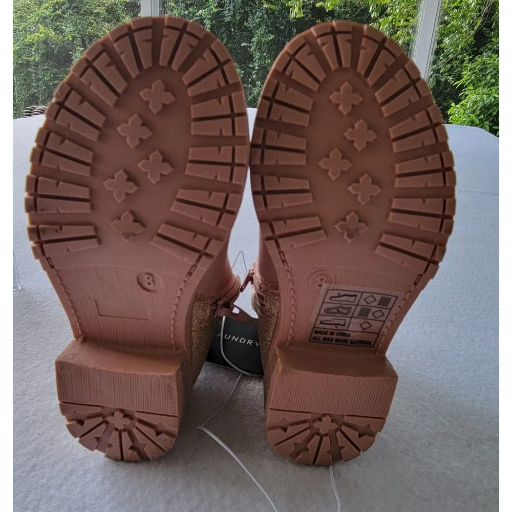 Laundry  Heart  Girls Ankle  Pink Boots‎ Size 8